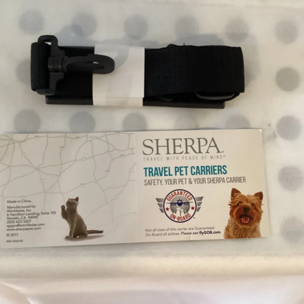 Sherpa Never Used Black Small Pet Carrier